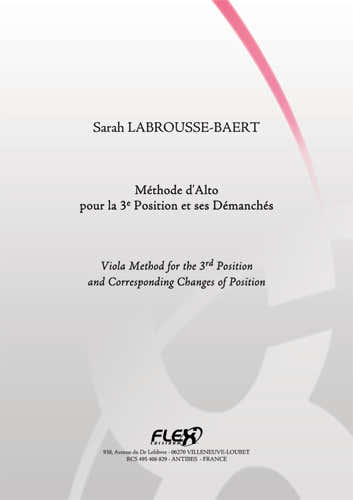 LABROUSSE-baert S. - ALTVIOOLMETHODE VOOR DE 3E POSITIE EN DE BIJBEHORENDE POSITIEWISSELINGEN - ALTVIOOL SOLO