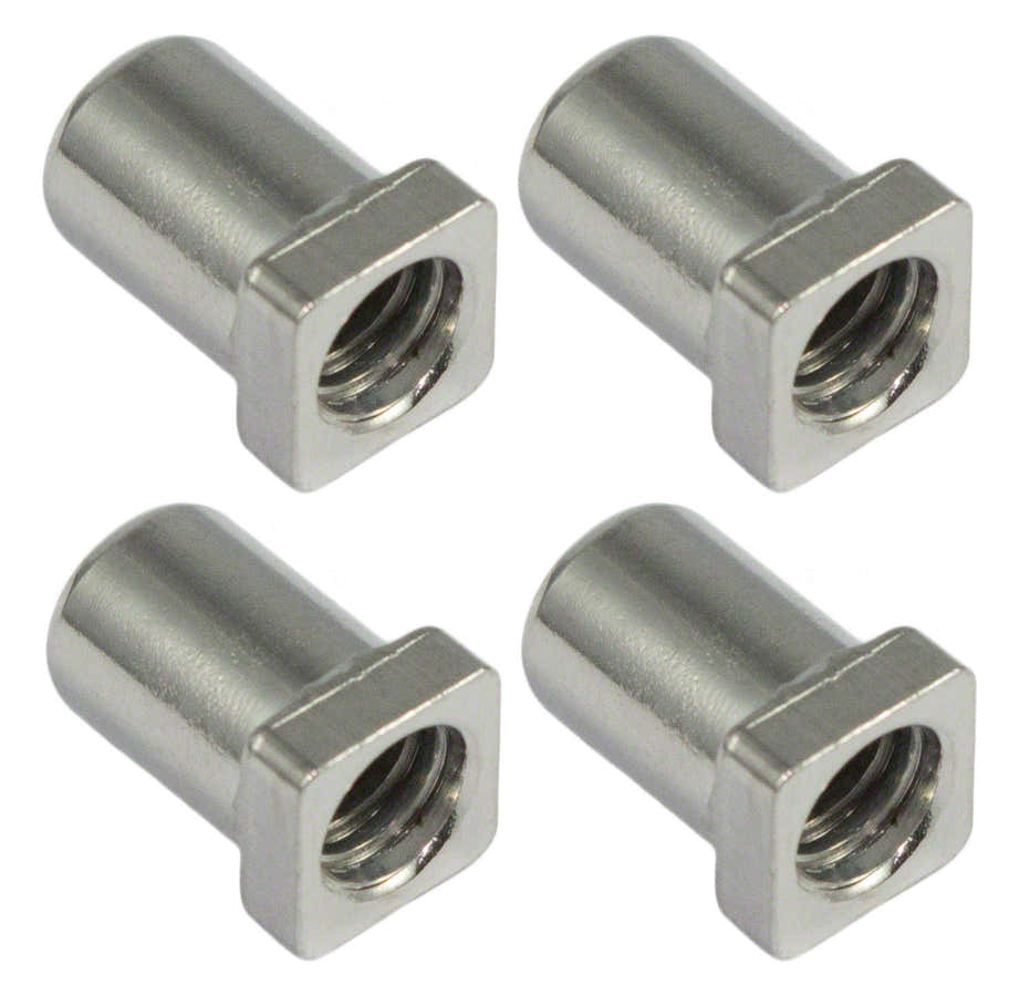 SN-SQ-12B - Schoorsteen 12mm Vierkante Kop - Messing (X4)