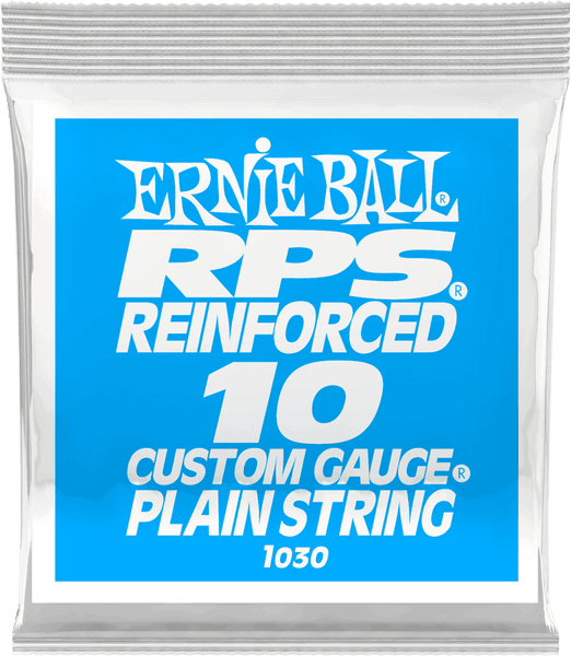 .010 RPS REINFORCED PLAIN ELECTRIC GUITAR STRINGS