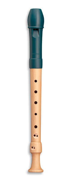 Mollenhauer Sopraan Fipple 17413 - Blauw (Barokke Vingerzetting)