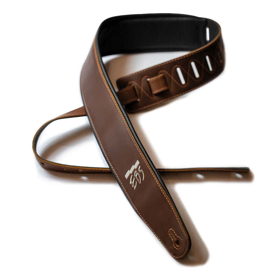 Leren band Smooth Bourbon Brown