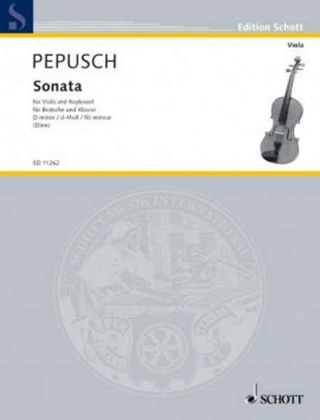 Schott Pepusch J.C. - Sonata D-moll - Alto & Piano