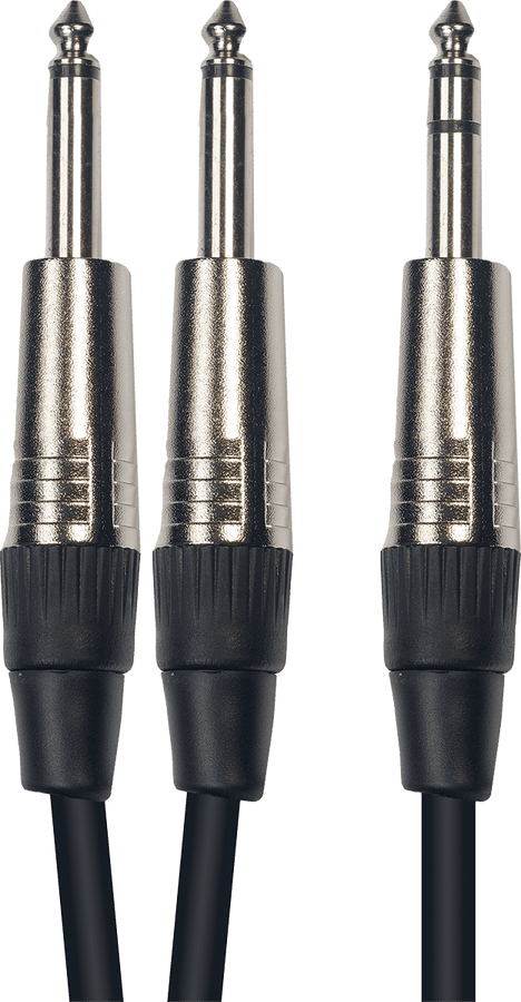 Kabel 2 Mono-jack Stereo-jack 6 M