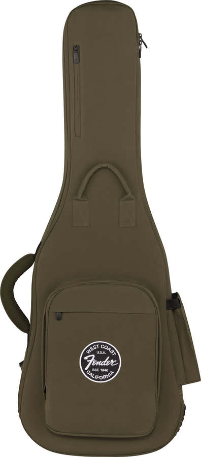 Troubadour Gigbag voor elektrische gitaar Olijf
