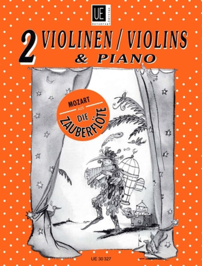 Mozart W. A. - De toverfluit voor 2 violen en piano