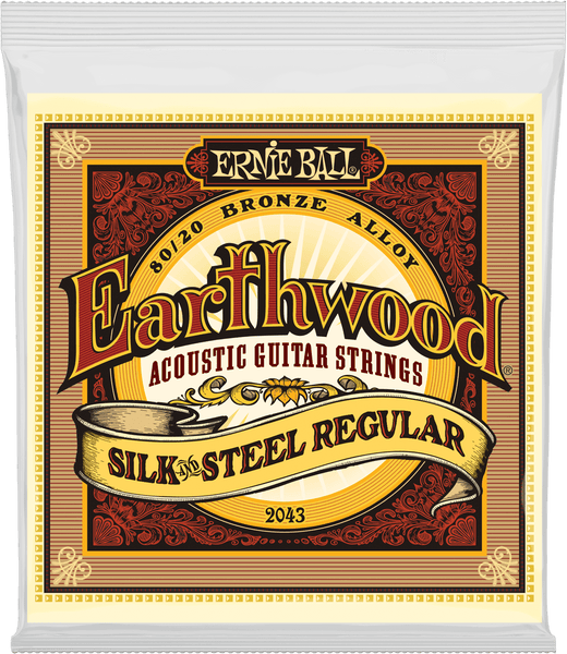 Ernie Ball EARTHWOOD ACOUSTIC SILK STEEL REGULAR 13-56 2043