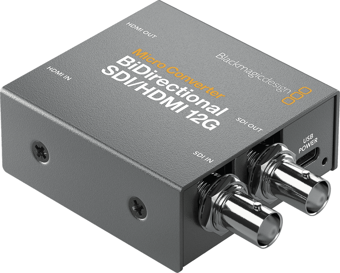 Micro Converter bidirectioneel SDI/HDMI 12G PSU