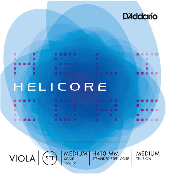 D'ADDARIO HELICORE VIOLA STRING SET "MEDIUM SCALE" MEDIUM TENSION