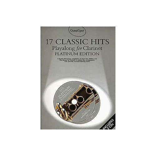 Guest Spot 17 Classic Hits Platinium Clarinet Audio En Ligne