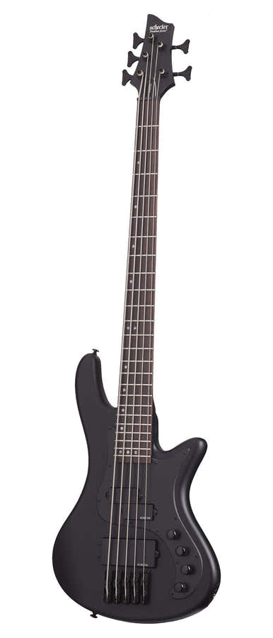 Stiletto 5 Stealth Satijn Zwart