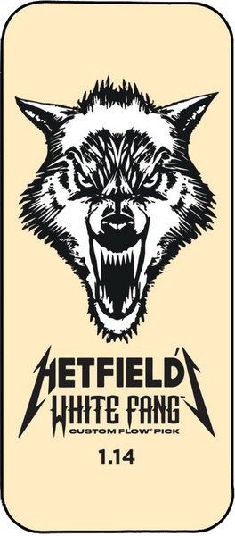 Dunlop 6 x 1,14mm Hetfield's White Fang Blik