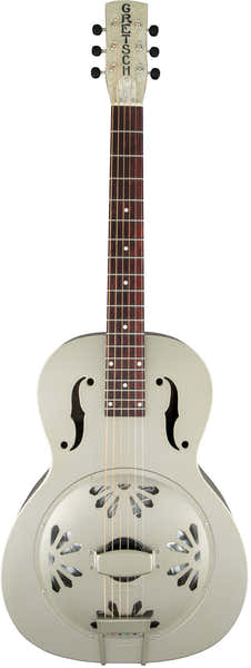 Gretsch Guitars G9201 Honey Dipper Resonator met ronde hals en biscuit-cone, Shed Roof