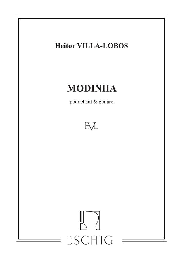 VILLA-LOBOS - VILLA-LOBOS MODINHAS - ZANG EN GITAAR