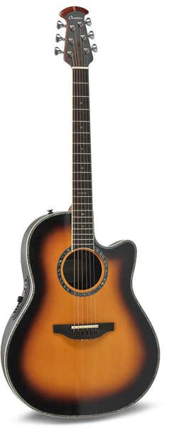 Ovation Serie Pro Custom Balladeer Deep Contour Vintage Burst 2762BL-VB-G