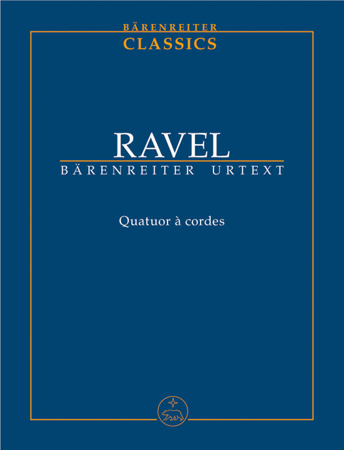 Ravel Maurice - Quatuor A Cordes - Score