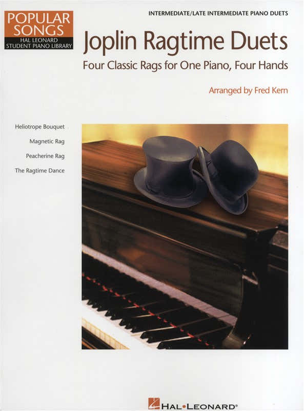HAL LEONARD STUDENT PIANO LIBRARY - JOPLIN RAGTIME DUETS - PIANO DUET