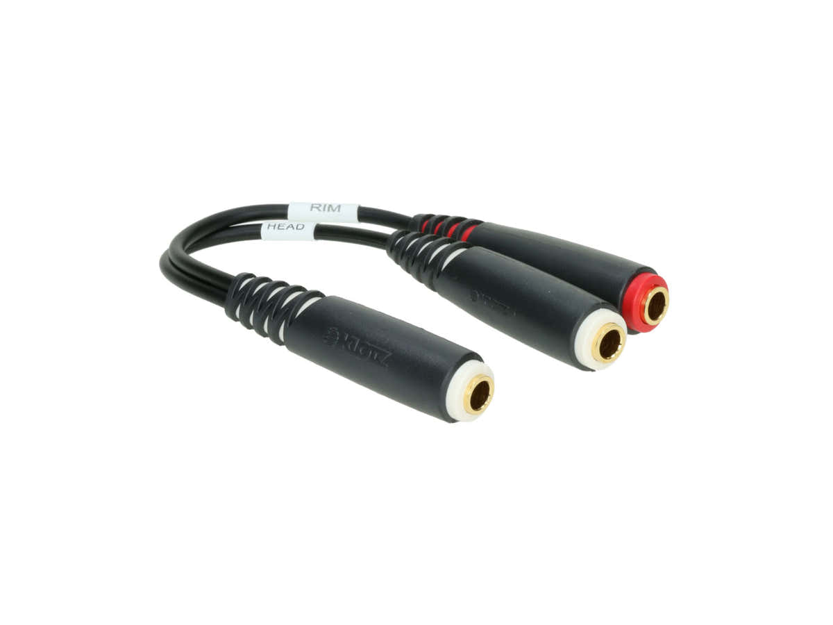 Y-kabel zwart 0,2m E-Drum Split ROLAND TD Series