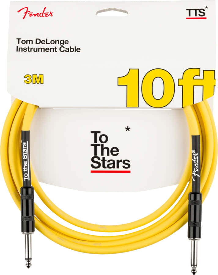 Tom Delonge 10' To The Stars Instrumentkabel Graffitigeel