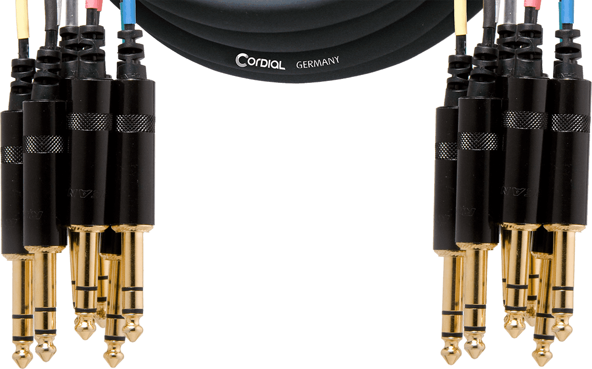 Multikabel 8 Jack/jack Stereo 3 M