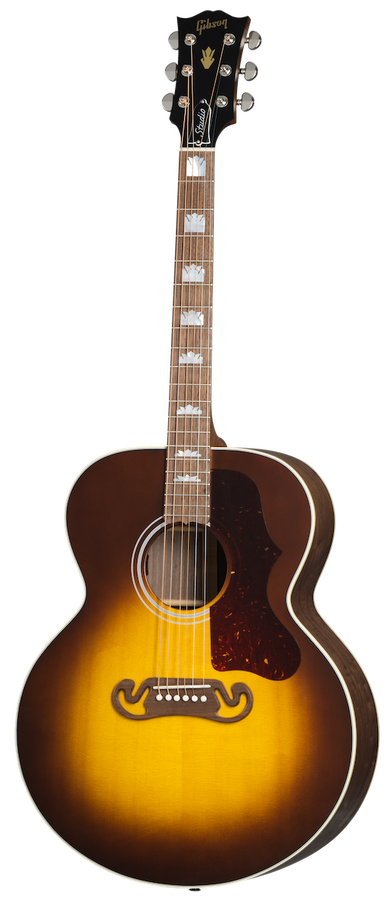 SJ-200 Studio Walnoot Satijn Walnoot Burst