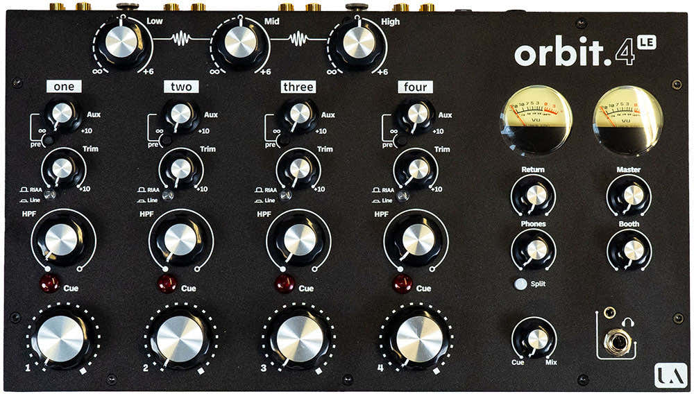 ORBIT.4 LE 4-CH Rotary Desktop Mixer with 3-Band Isolator