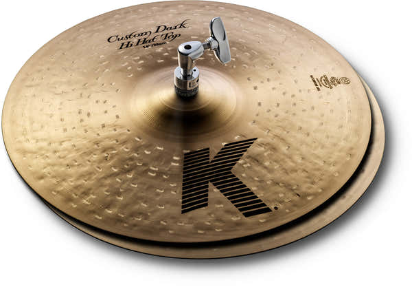 Zildjian K0943 - CHARLESTON K CUSTOM 14" DARK HI HATS