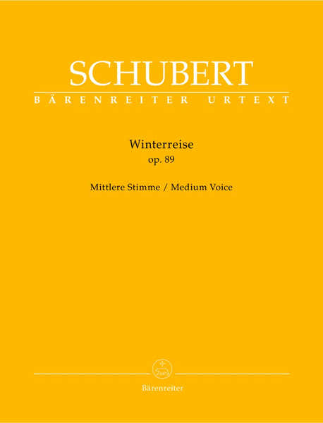 Barenreiter Schubert F. - Winterreise Op.89 D 911 - Voix Moyenne Piano