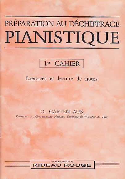 Gartenlaub Odette - Voorbereiding op het pianistisch prima vista lezen Deel 1
