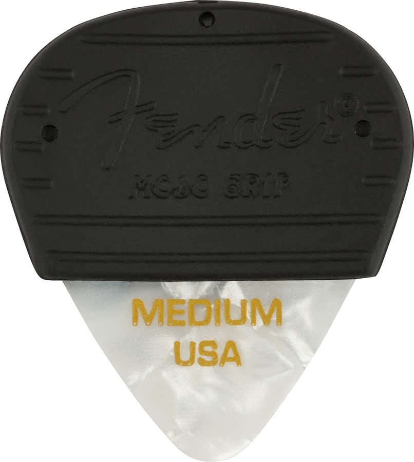 Mojo Grip Celluloid medium plectrums 3-pack White Moto
