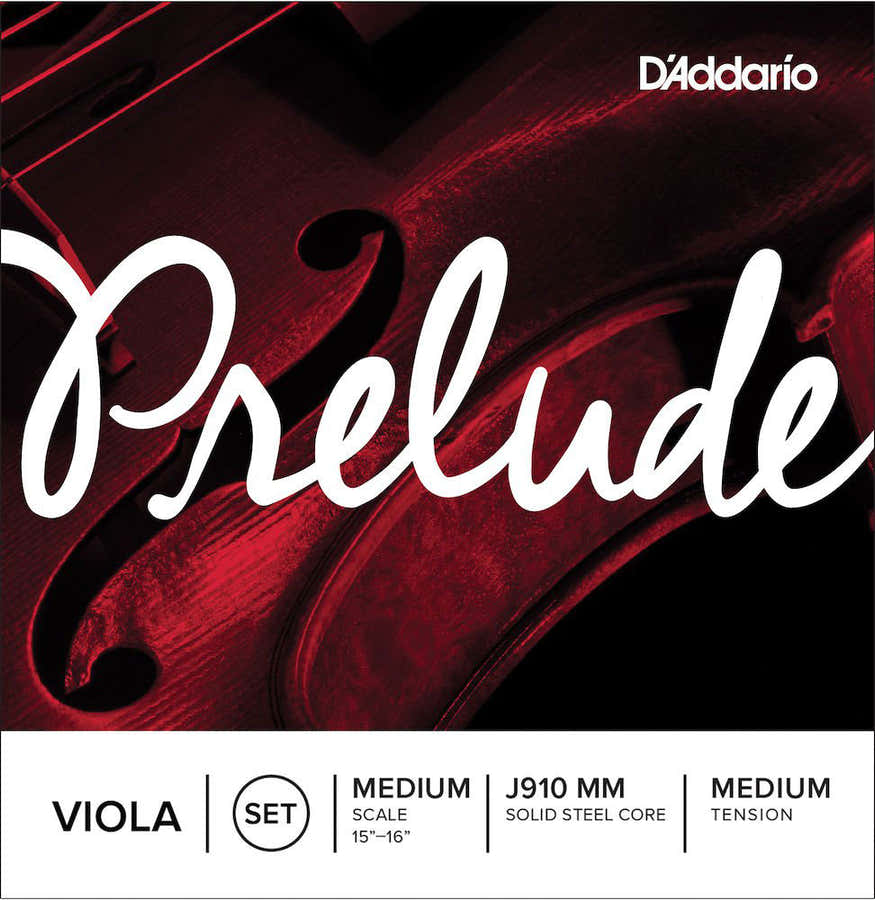 SET OF STRINGS FOR PRELUDE VIOLA "MEDIUM SCALE" TENSION MEDIUM (SIZE 15 ''' 16 '')