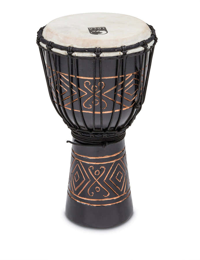 Djembe Street Series Medium 10" X 20" Zwarte onyx