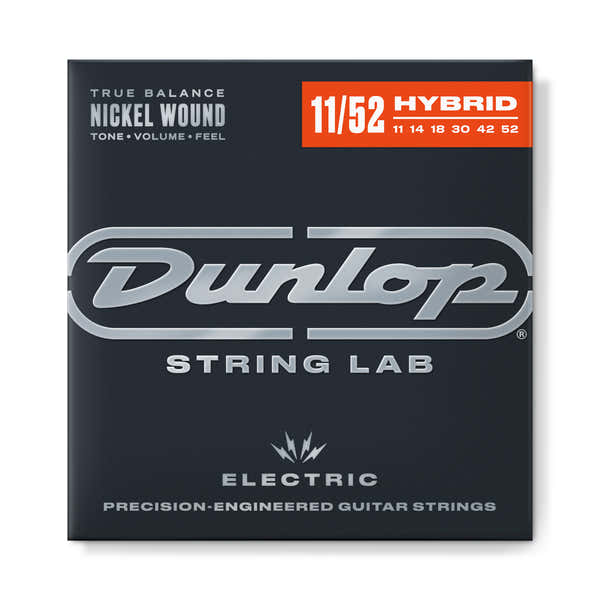 Dunlop NICKEL PLATED STEEL ELECTRIC STRINGS NICKEL PLATED STEEL 11-52 SET