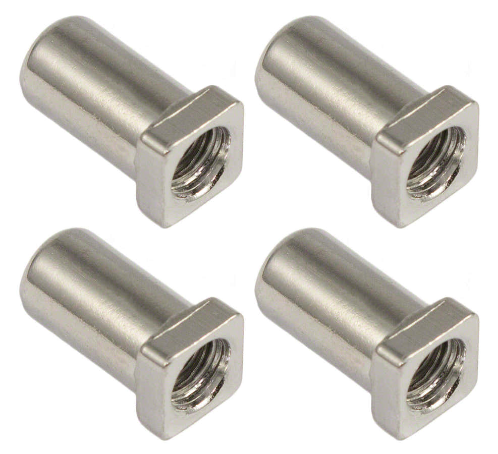 SN-SQ-15B - Schoorsteen 15mm Vierkante Kop - Messing (X4)