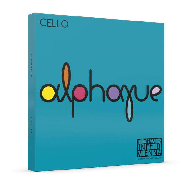 CELLO STRINGS SOLID NYLON CORE SET 3/4