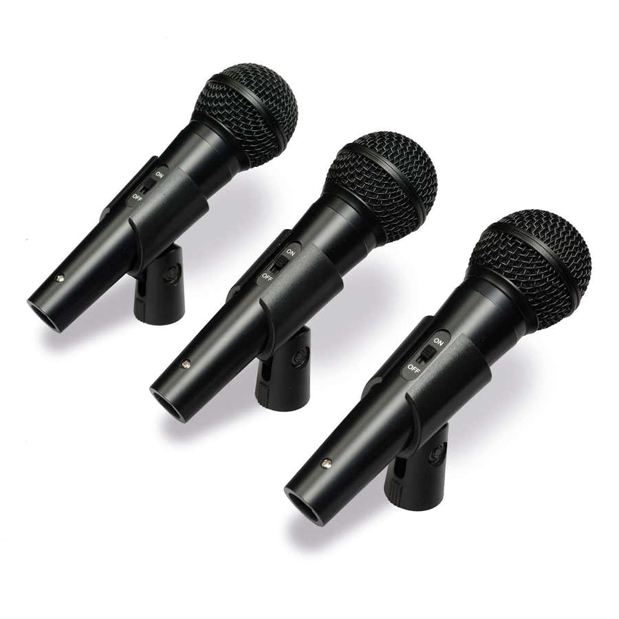 MM5S pack van 3 microfoons