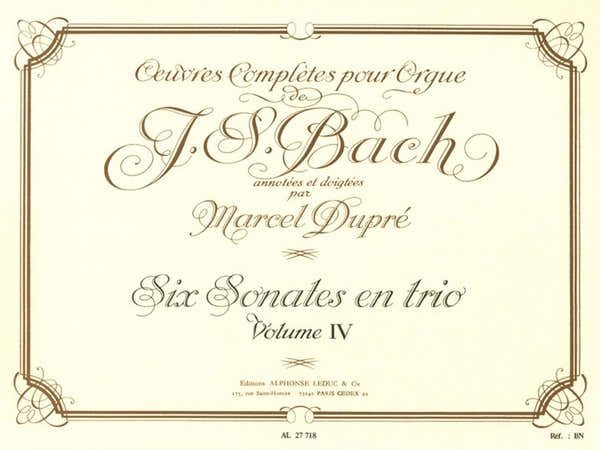 Leduc Oeuvres Complètes Pour Orgue Volume 4