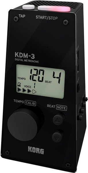 TRADITIONAL METRONOMES BLACK WITH RESONANT LOUDSPEAKER