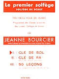 Bourcier Jeanne - Eerste solfège Vol.1 - Solsleutel