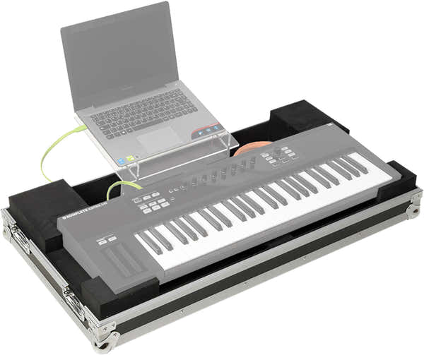 Keyboardhoes WALFLIGHTKB49ACRSTW Zwart