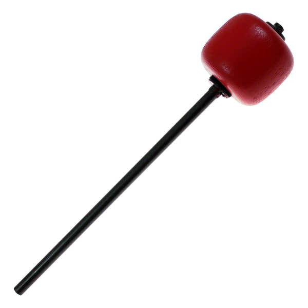 Danmar 205 Bassdrum-Pedaalbeater Hardhout Rood Zwarte Steel