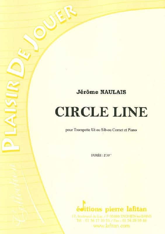 NAULAIS JEROME - CIRCLE LINE - Trompet in Bes of C of kornet en piano