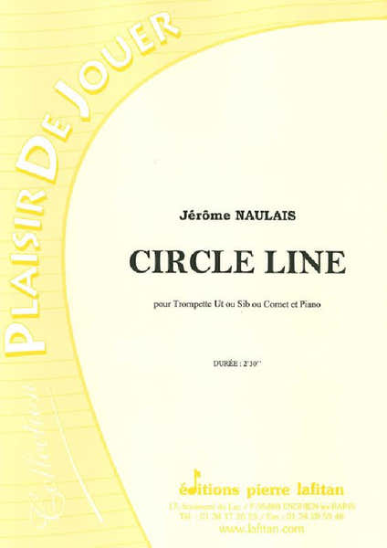 Lafitan NAULAIS JEROME - CIRCLE LINE - TROMPETTE SIB OU UT OU CORNET ET PIANO
