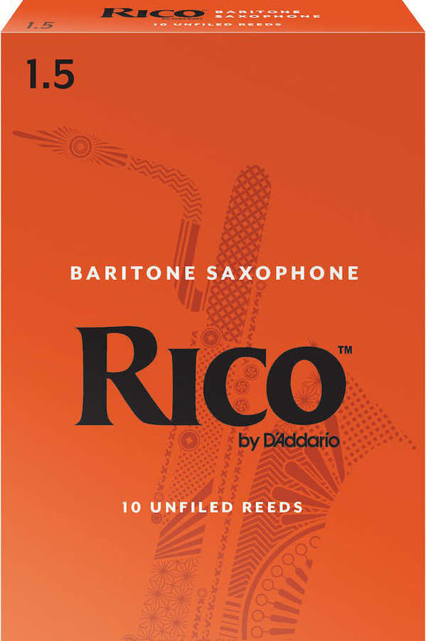 ORANGE BARITONE SAXOPHONE REEDS 1.5