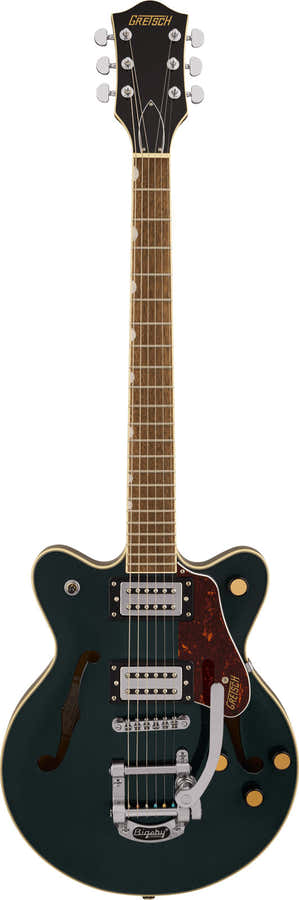 G2655T Streamliner Center Block Jr. Dubbele Cutaway met Bigsby LRL Cadillac Green