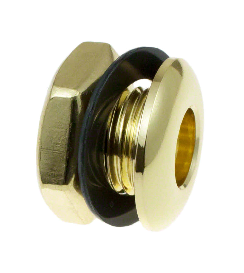 AVH1BR - Drukontlastingsopening Van Spuitgietwerk 16mm Goudkleurig