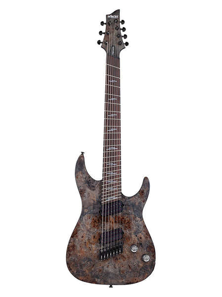 Schecter Omen 7 Ms Elite Antraciet Metallic