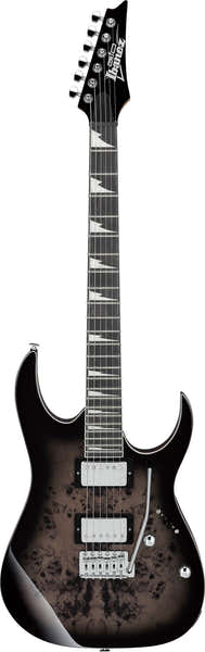 Ibanez GRG220PA1-BKB Diepe schemering Burst vlak Gio