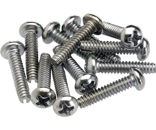 Montageschroeven voor element en keuzeschakelaar (12) (chroom)