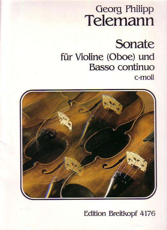 Telemann G.P. - Sonate in C mineur - Viool basso continuo