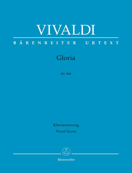 Barenreiter Vivaldi A. - Gloria RV 589 - Reduction Piano